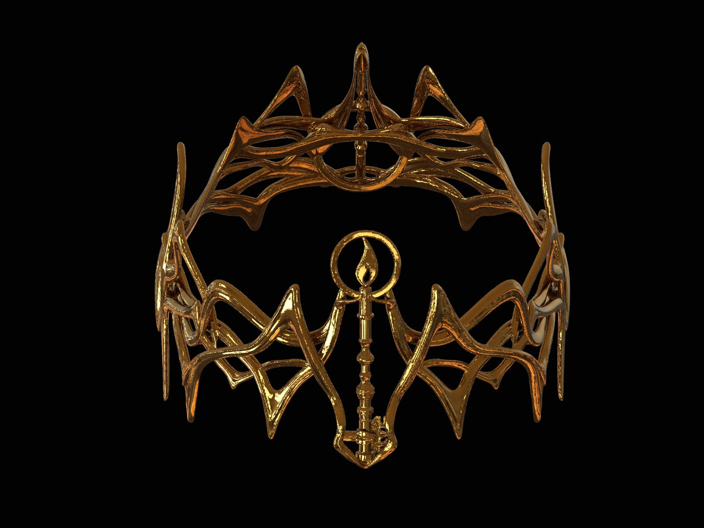 3D printed Locke & Key Crown of Shadows prop replica