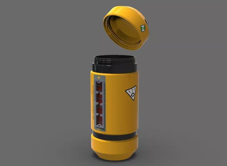 3D Printed - Scream Canister Drink Bottle Replica.