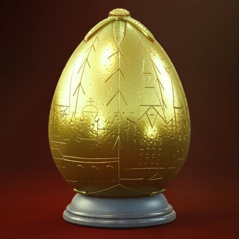 3D Printed Harry Potter and the Goblet of Fire Golden Egg light