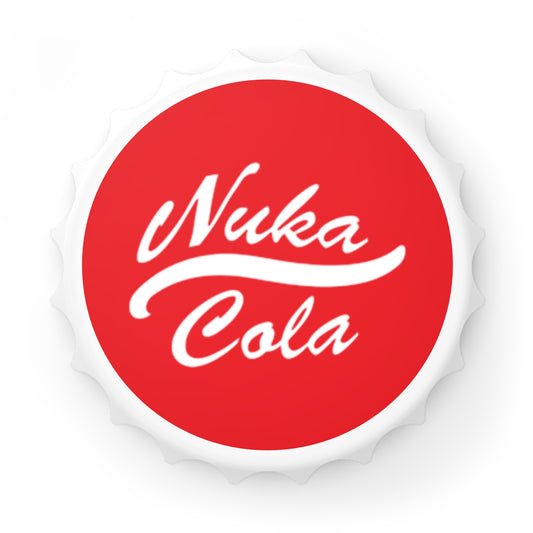 Fallout inspired Nuka Cola Bottle Opener fridge magnet