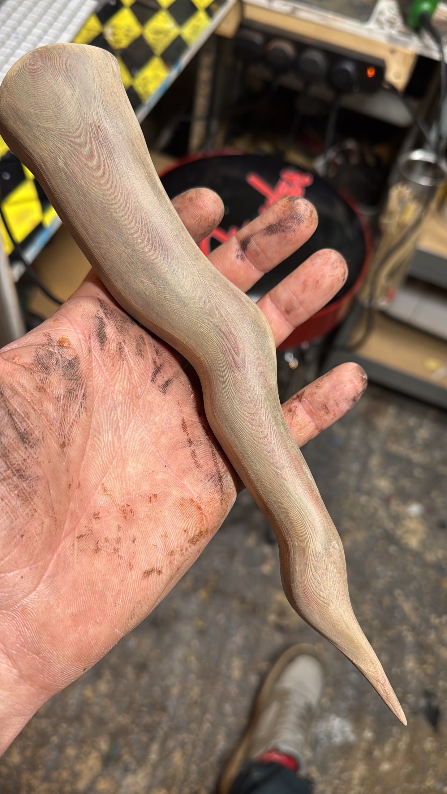 Full-Size 3d-Printed Mr Pointy replica from Buffy the Vampire Slayer