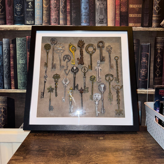 Resin printed Locke and key keys