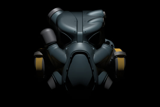 3D Printed full size wearable Fallout 4 X-01 Helmet