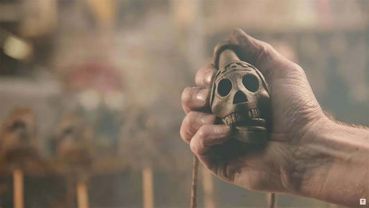Full-size 3D-Printed (Resin) Ghostbusters: Afterlife Aztec FDEFull-size 3D-Printed (Resin) Ghostbusters: Afterlife Aztec Death Whistle (functional) Prop Replica.