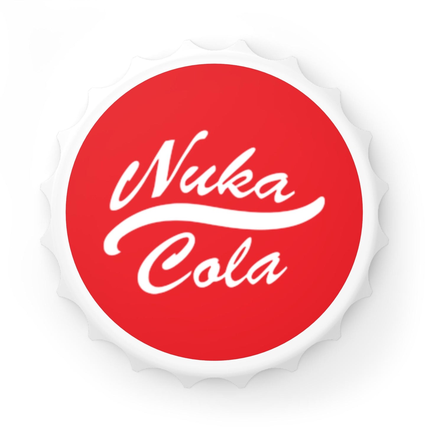Fallout inspired Nuka Cola Bottle Opener fridge magnet