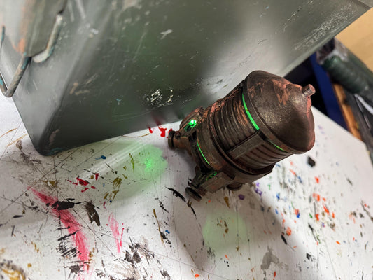 Full-size 3d-Printed Fallout 4 Plasma Grenade-Cosplay or Display. With internal light.